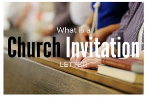 church invitation letters to a church program